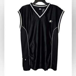 Starter Vintage Black Sleeveless Athletic Jersey Size 38/40